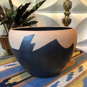 Vintage Chiminazzo Italian Terra Cotta Studio Art Pottery Vase